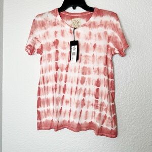 NWT Chaser Women's Tie-Dye Top - Pink